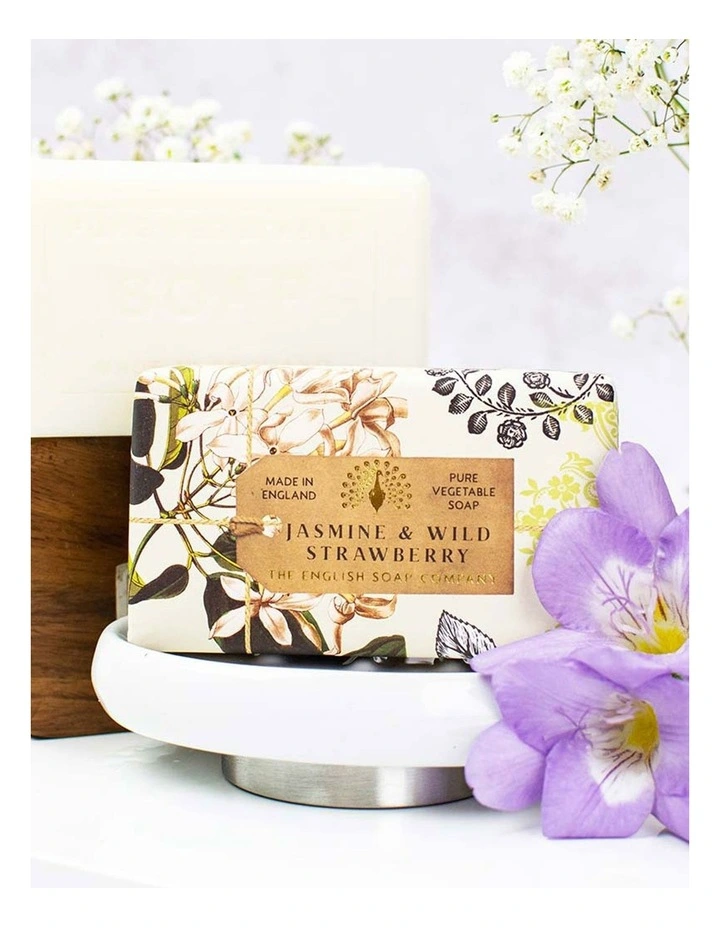 Jasmine & Wild Strawberry Soap Bar Trio Value Pack image 2