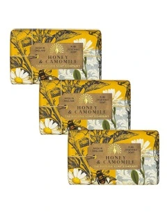 Honey & Camomile Soap Bar Trio Value Pack