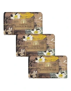 Indian Sandalwood Soap Bar Trio Value Pack