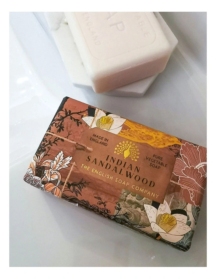 Indian Sandalwood Soap Bar Trio Value Pack image 2
