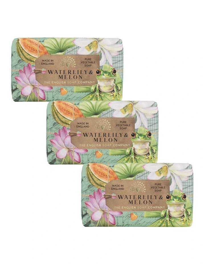 Cucumber & Watermelon Soap Bar Trio Value Pack image 1