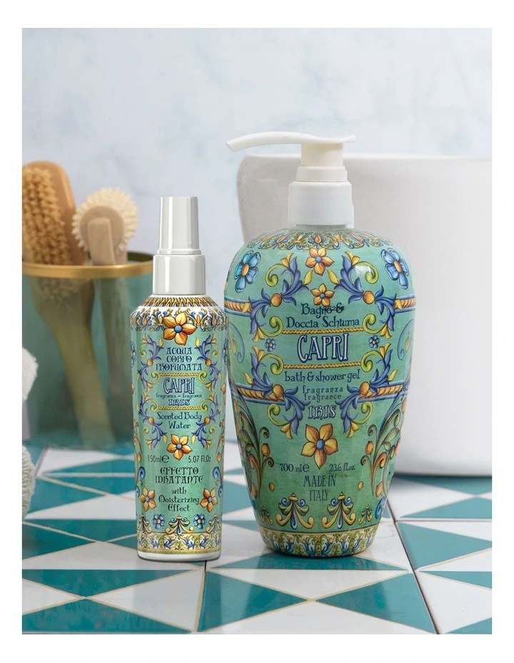 Capri Bath & Body Gift Set - Body Wash & Body Mist image 2