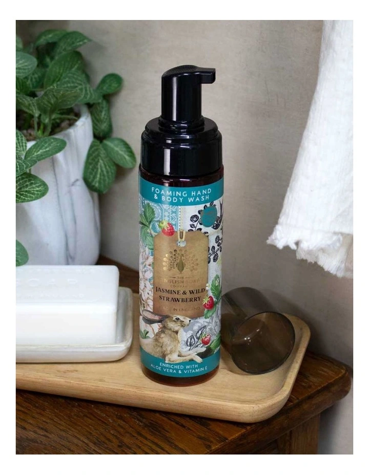 Jasmine & Strawberry Hand Cream, Soap & Foaming Wash Bundle image 2
