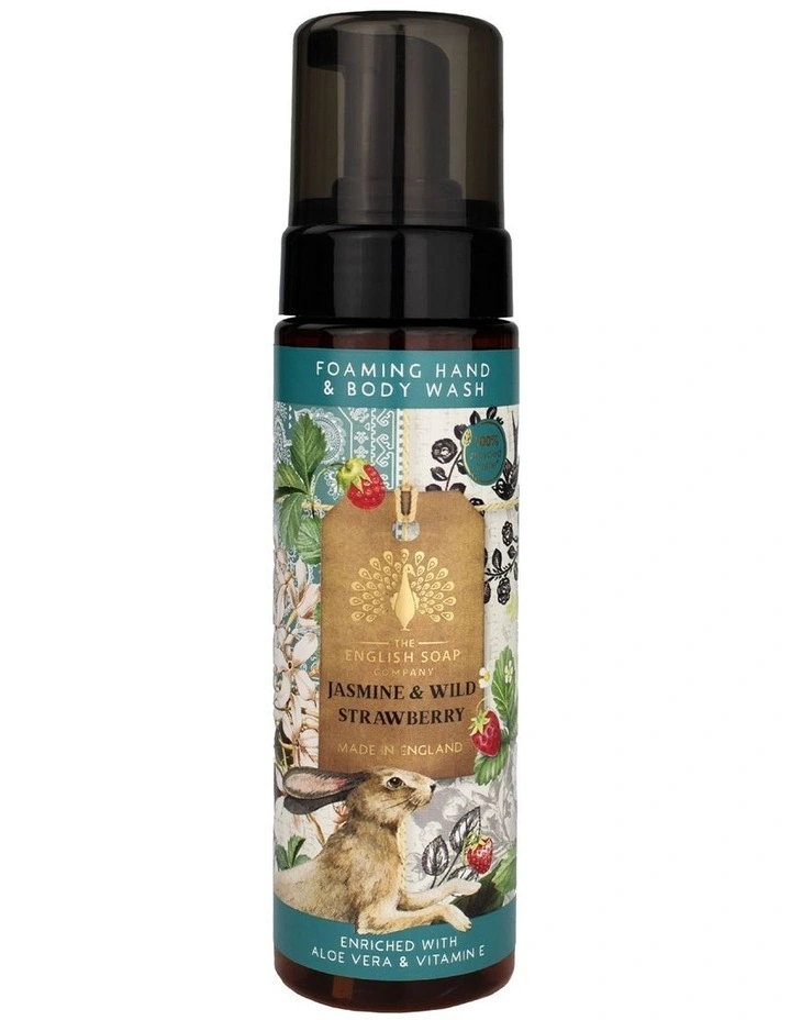 Jasmine & Strawberry Hand Cream, Soap & Foaming Wash Bundle image 3