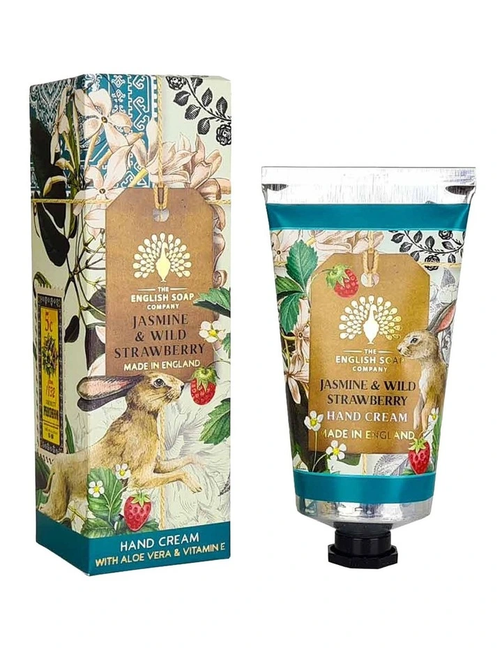 Jasmine & Strawberry Hand Cream, Soap & Foaming Wash Bundle image 5