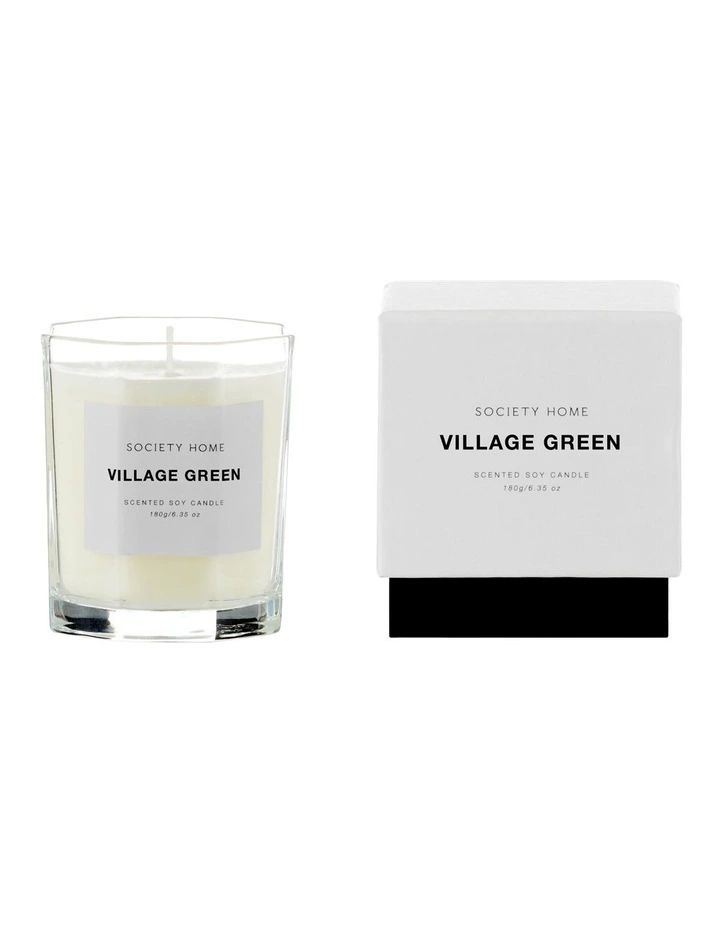 Village Green Scented Soy Candle 180g image 1