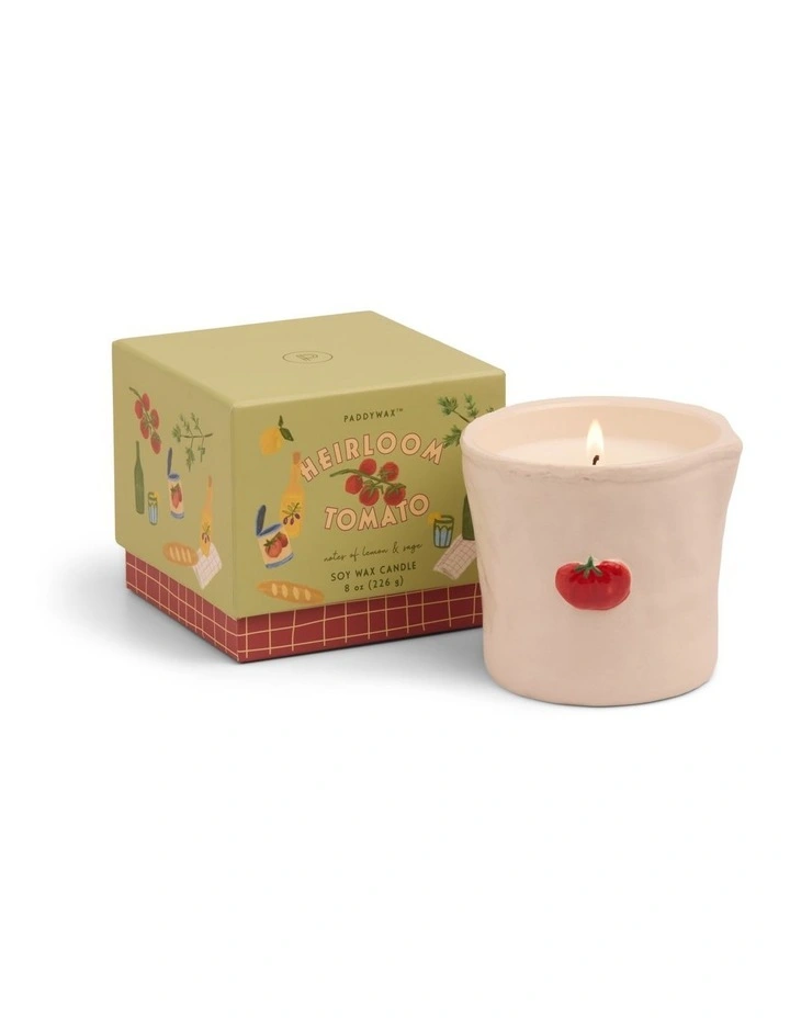 Bistro Ceramic Heirloom Tomato Candle image 1