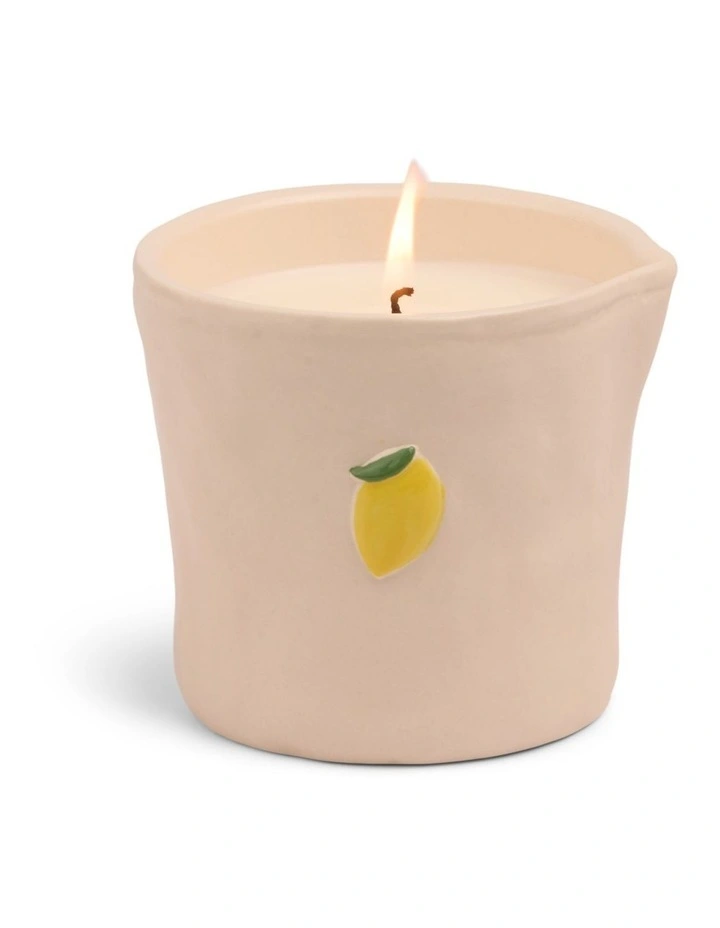 Bistro Ceramic Meyer Lemon Candle image 2