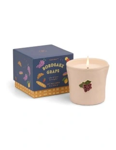 Bistro Ceramic Bordeaux Grape Candle