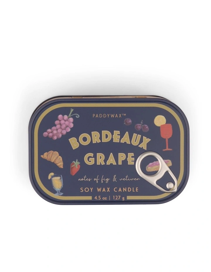 Bistro Printed Bordeaux Grape Tin image 1