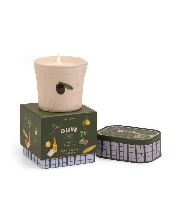 Bistro Printed Fig Tin Candle image 4