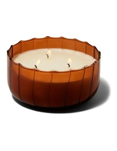 Ripple Tobacco Patchouli Glass Candle 12 OZ