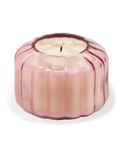 Ripple Desert Peach Glass Candle 4.5 OZ
