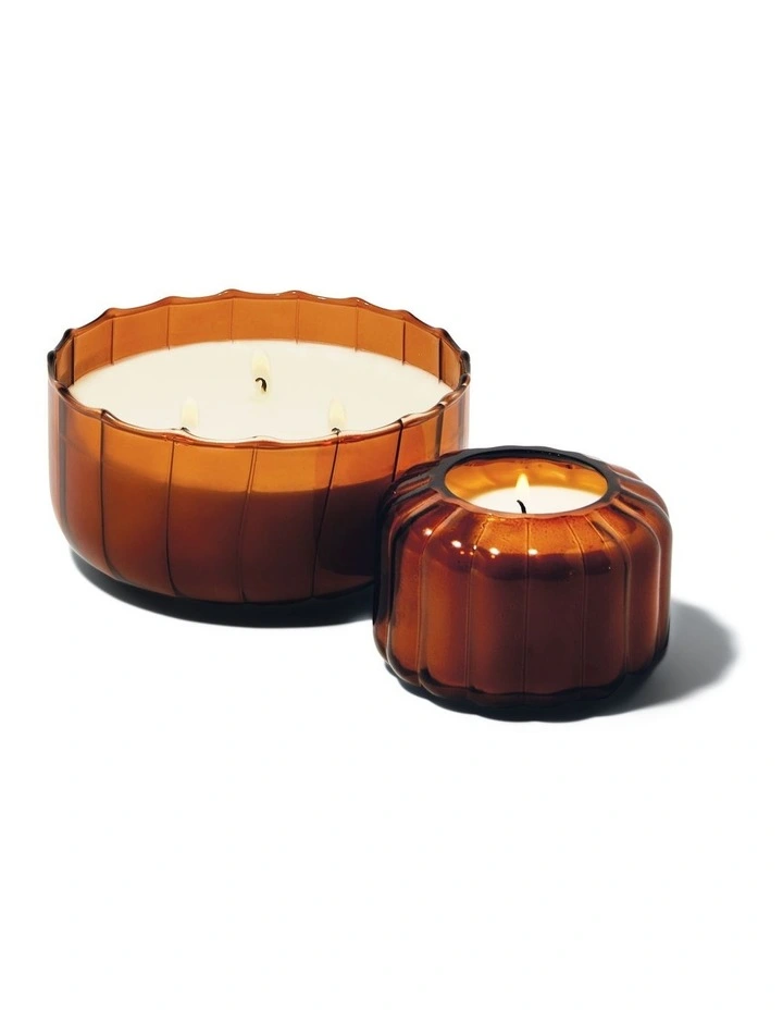 4.5 Oz. Ripple Glass Candle image 2