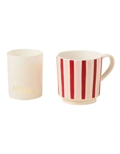 Salt&Pepper Wonderland Gingerbread Candle W Mug Giftpack