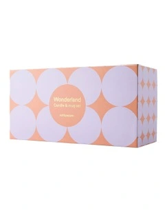 Wonderland Evergreen Candle W Mug Giftpack
