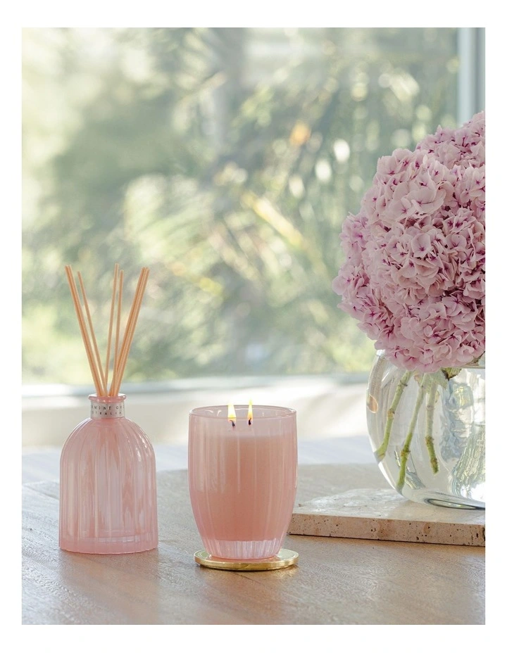Pink Rose Marshmallow Candle 370g image 5