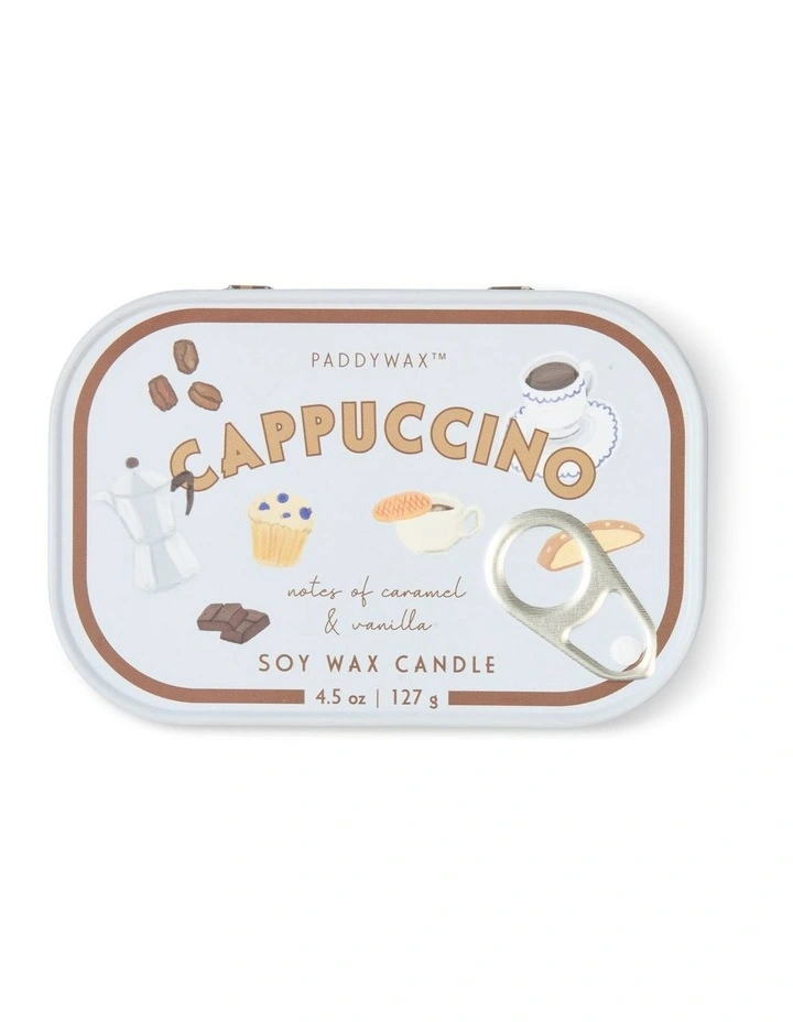 Bistro 4.5oz Printed Tin - Cappuccino image 1