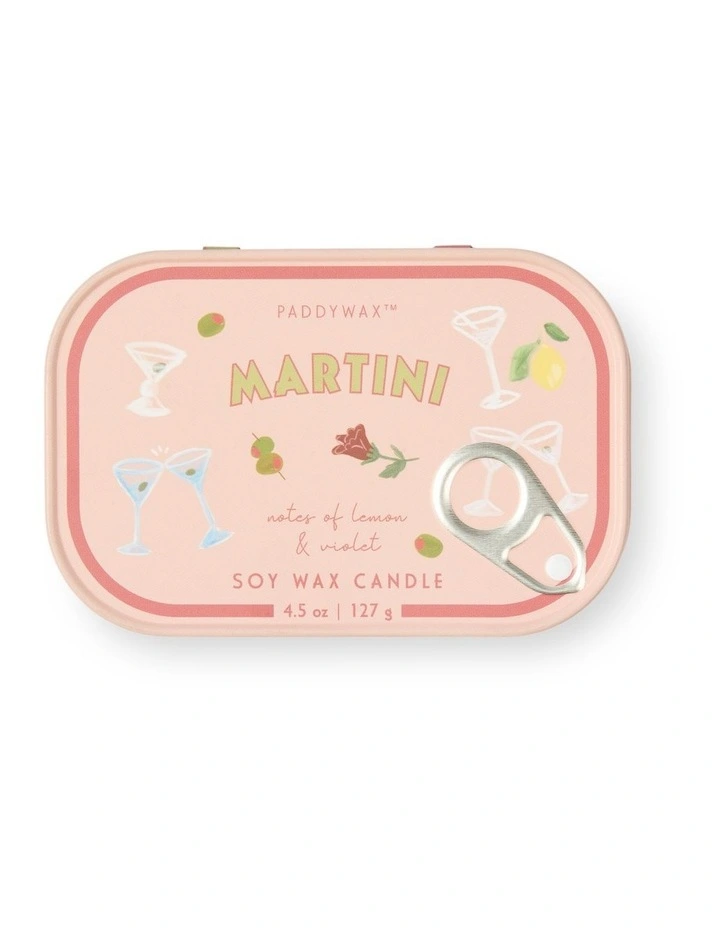 Bistro 4.5oz Printed Tin - Martini image 1