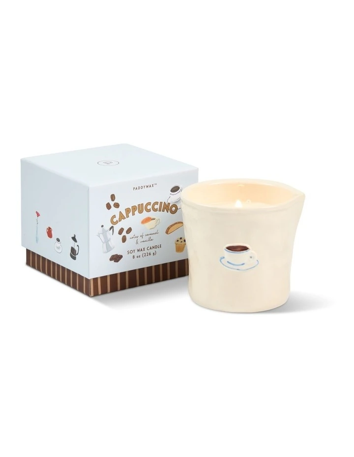 Bistro 8oz Ceramic with Embossed Printed Box in Cappuccino image 3