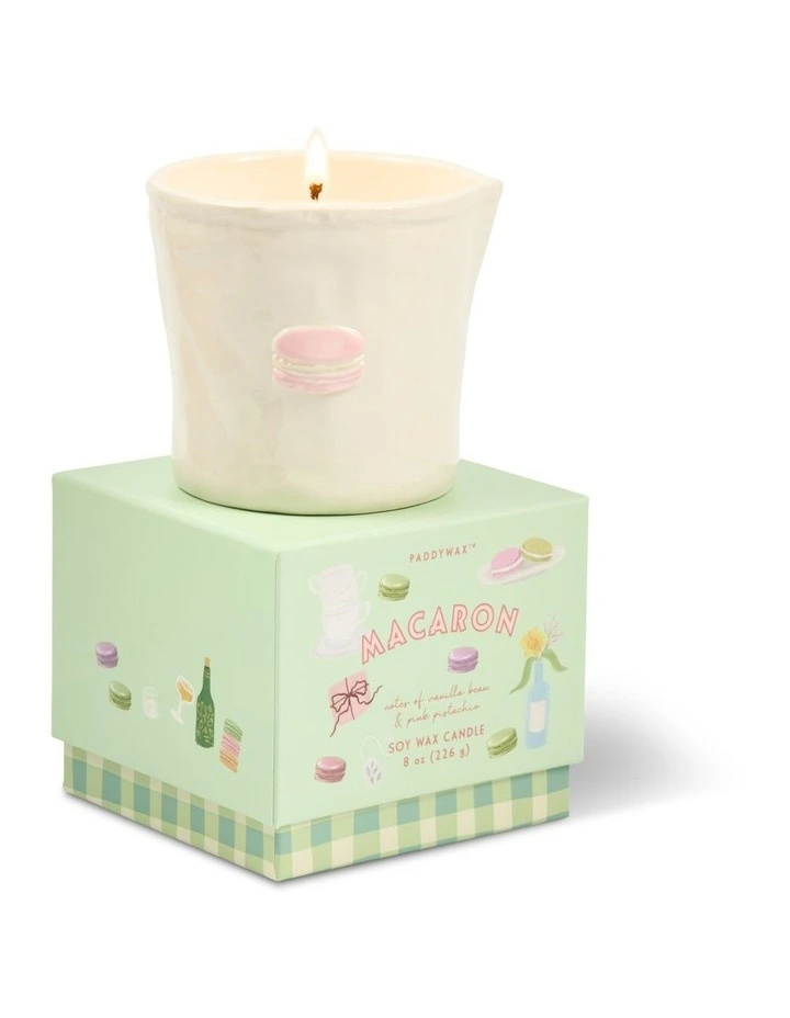 Bistro 8oz Ceramic w/ Embossed Macaron & Printed Box - Macaron image 1