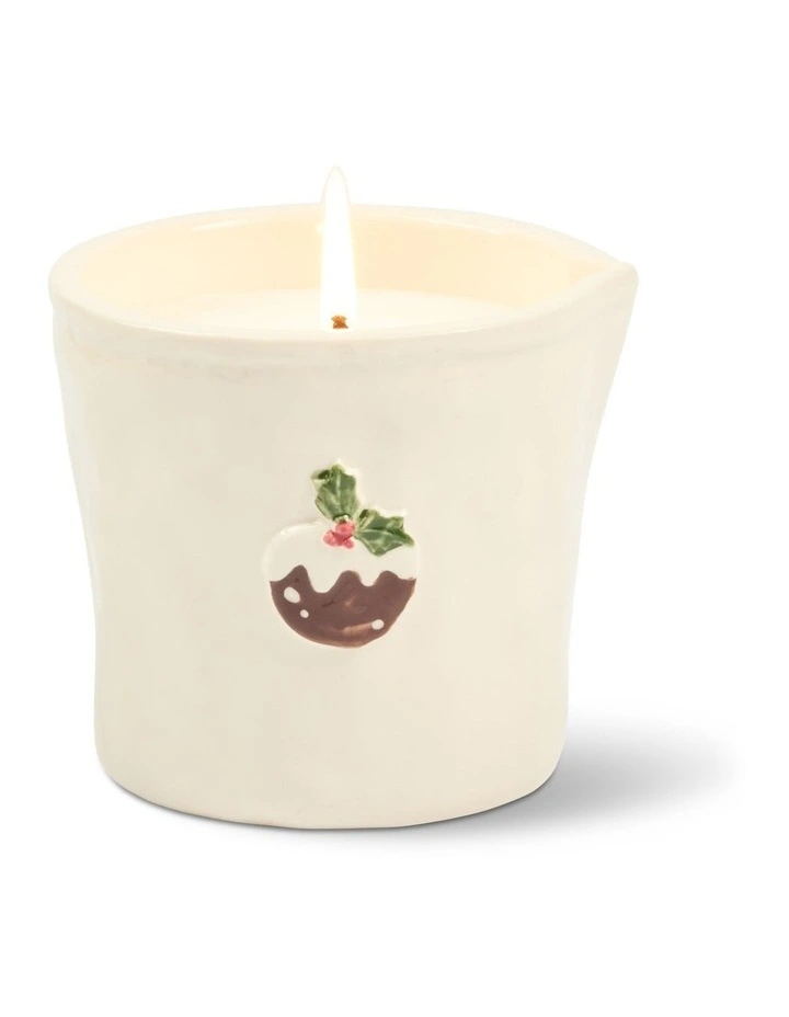 Bistro 8oz Ceramic w/ Embossed Christmas Pudding & Printed Box - Christmas Pudding image 3