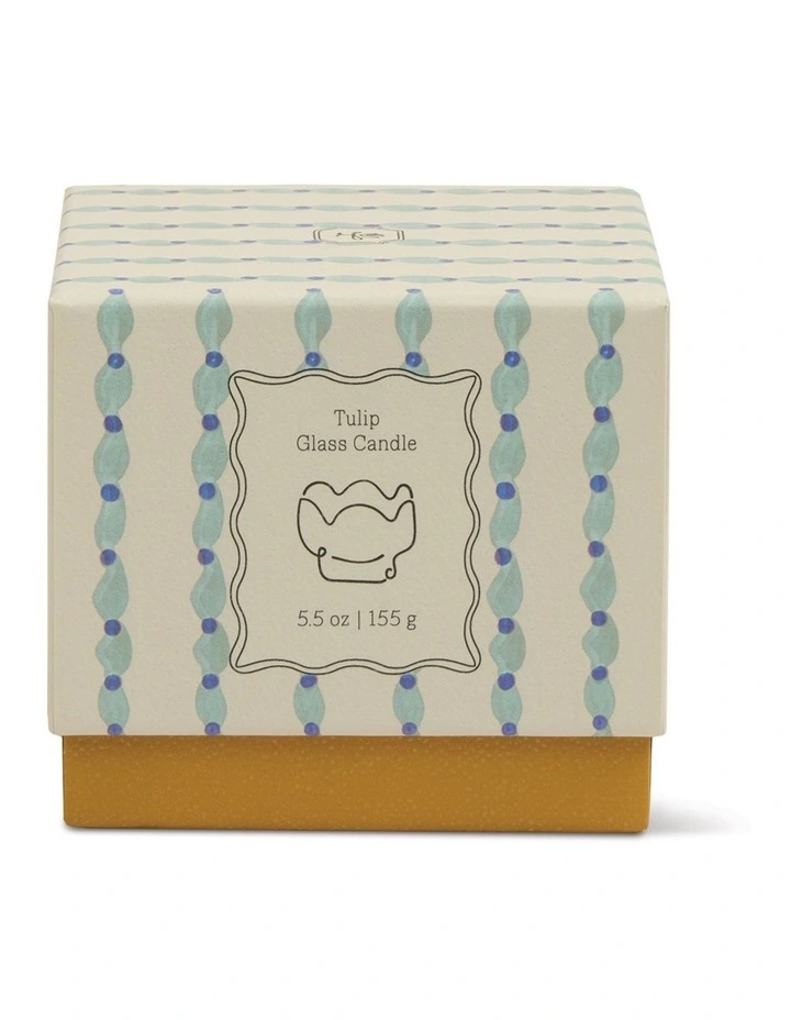 Tulip 5.5oz Glass Candle - Wisteria & Willow image 2