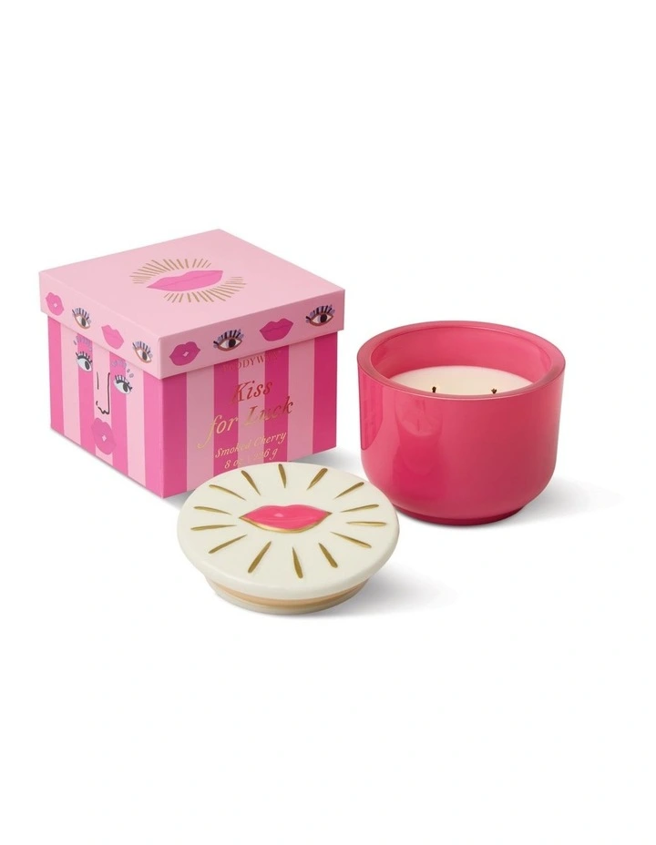 Charmed 8oz Hot Pink Glass - Smoked Cherry image 1