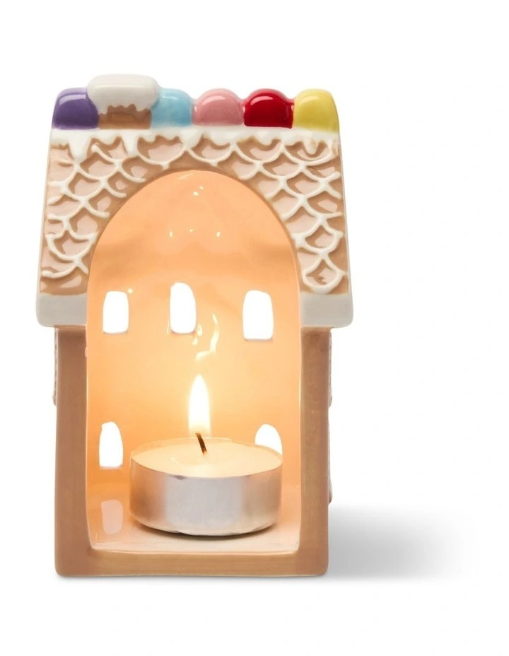 N0. 10 Gingerbread Incense House & Tea Light Holder - Gingerbread image 2