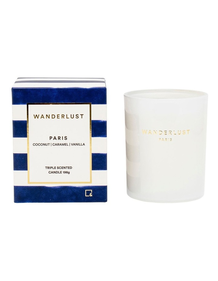 Wanderlust Candle Paris 198g White