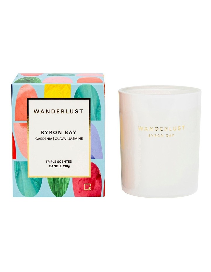 Wanderlust Candle Byron Bay 198g White