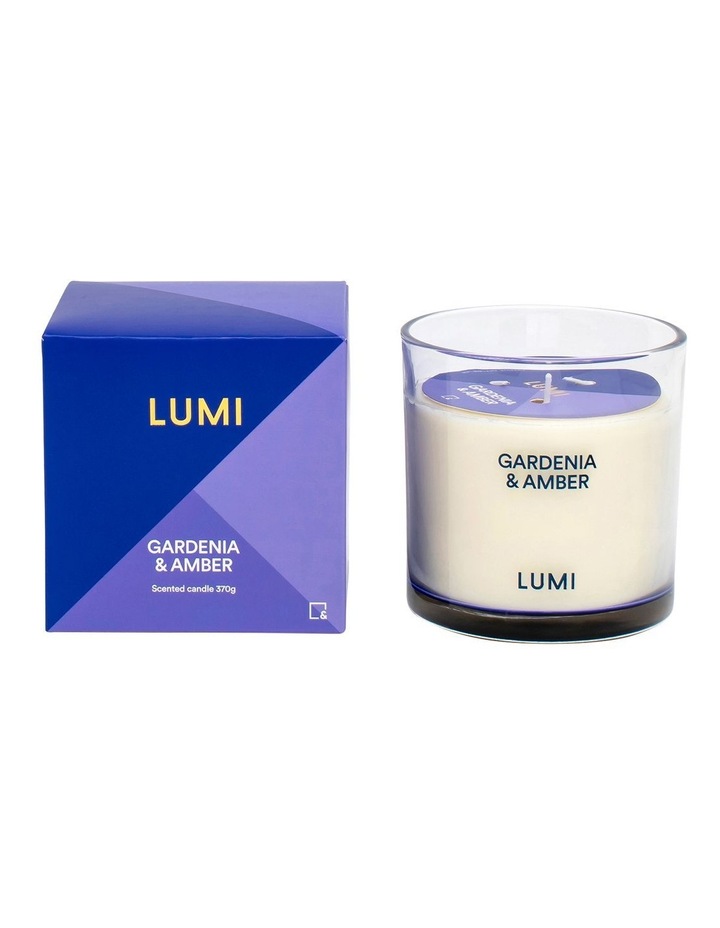 Lumi Candle Gardenia and Amber 370g