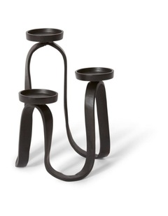 Una Candle Holder 31cm in Black