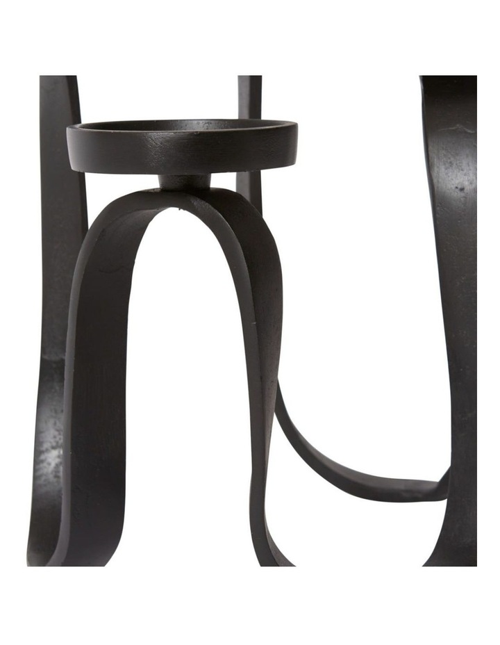 Una Candle Holder 31cm in Black image 2