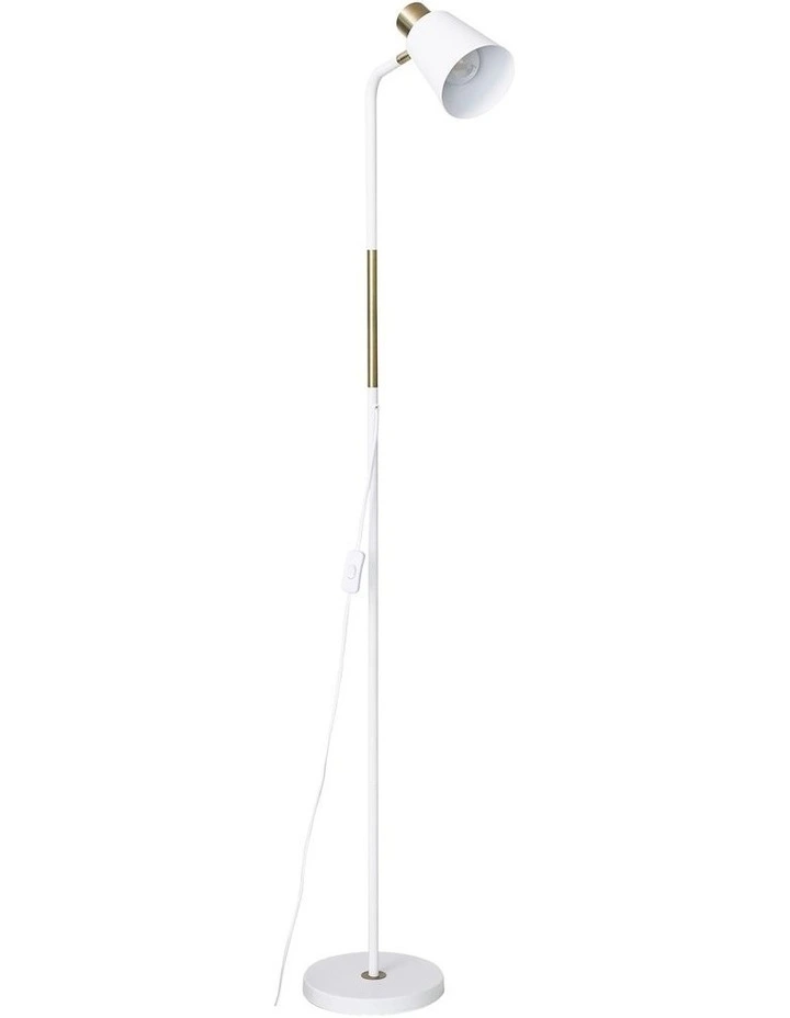 Avi Floor Lamp 149cm in White image 1