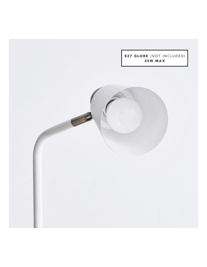 Avi Floor Lamp 149cm in White image 6