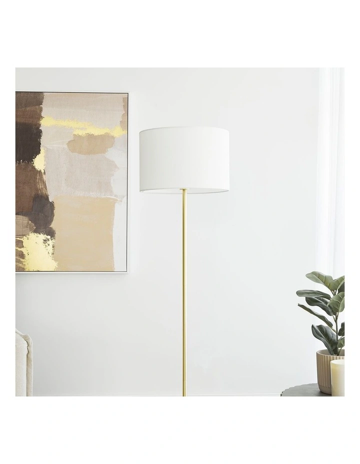 Ella Floor Lamp 149cm in Gold image 4