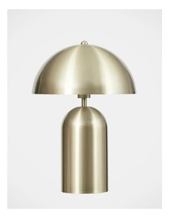 Mushroom Table Lamp 36cm in Gold