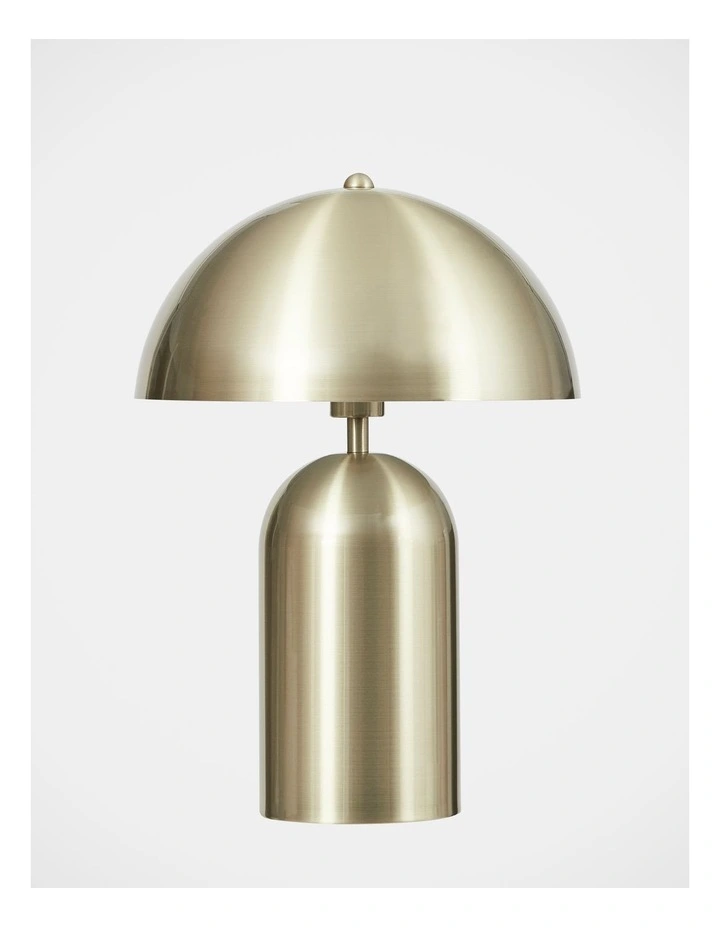 Mushroom Table Lamp 36cm in Gold image 1