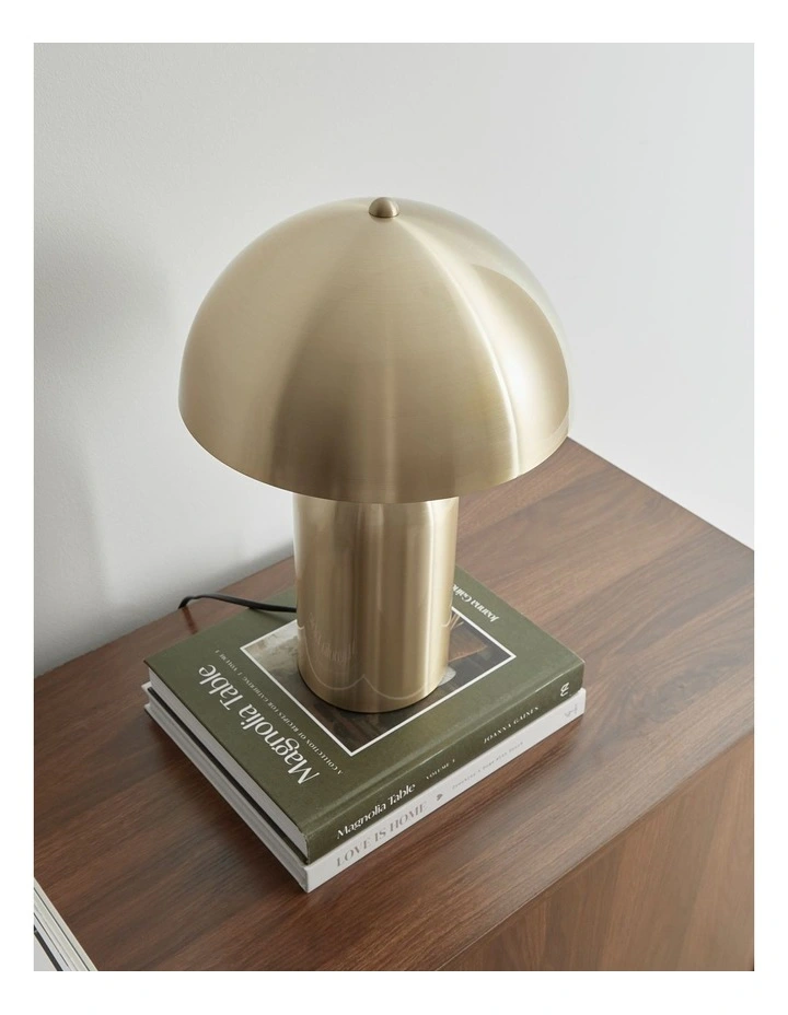 Mushroom Table Lamp 36cm in Gold image 4