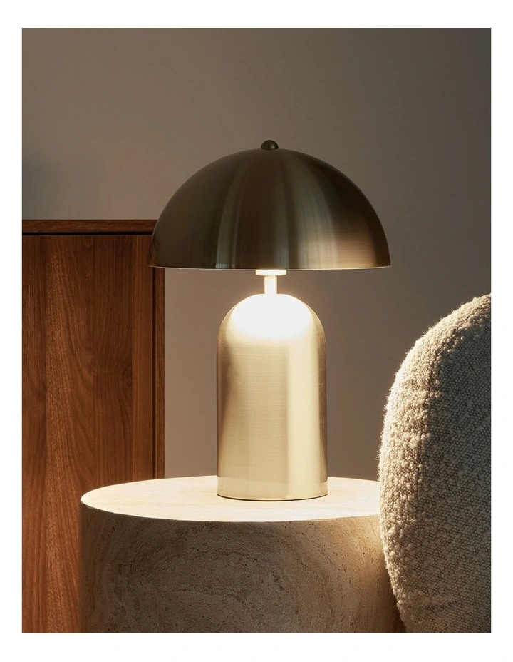 Mushroom Table Lamp 36cm in Gold image 5