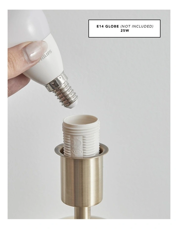 Mushroom Table Lamp 36cm in Gold image 6