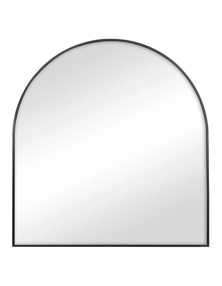 Naomi Large Arch Mirror 85cm in Black image 1