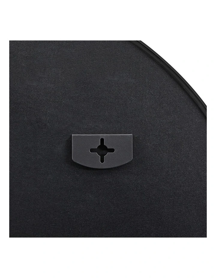Naomi Large Arch Mirror 85cm in Black image 7
