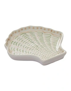 Shell Plate 17.5x17x2cm in Multi