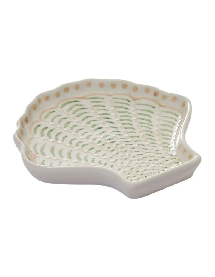 Shell Plate 17.5x17x2cm in Multi image 1