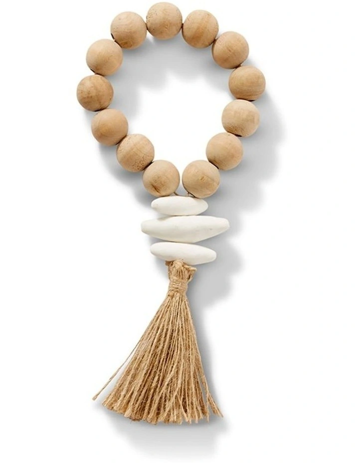 Sorrento Decor Beads Large in Natural and White image 1