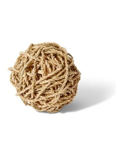 Rope Decmor Ball in Natural 11cm