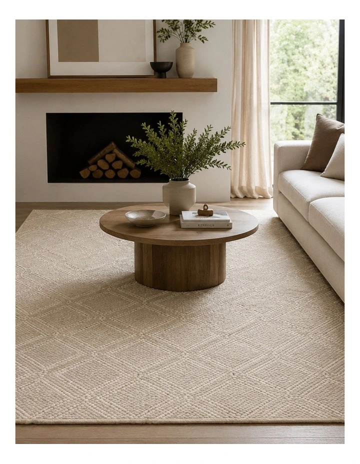 Capital Made Rug Mtl Zalia Wool, Natural, 230x330cm image 2