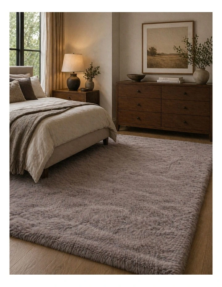 Capital Made Bambi Faux Fur Charcoal Polyester 160x230cm image 2